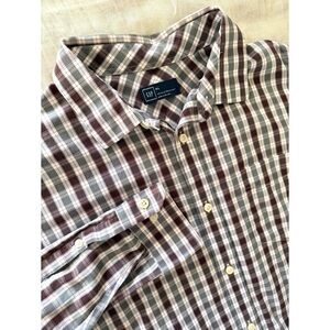 💐3/$12 Men’s GAP Long-Sleeved Button-Down Shirt Size XL Plaid / Checked